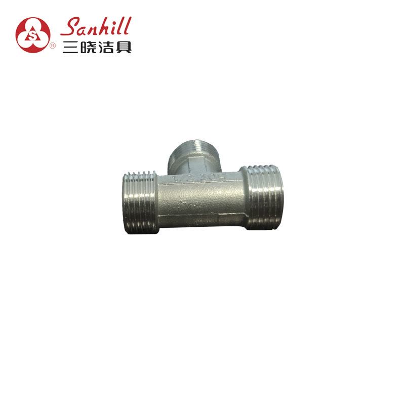 三晓 不锈钢三外牙三通 SX-15 个图片