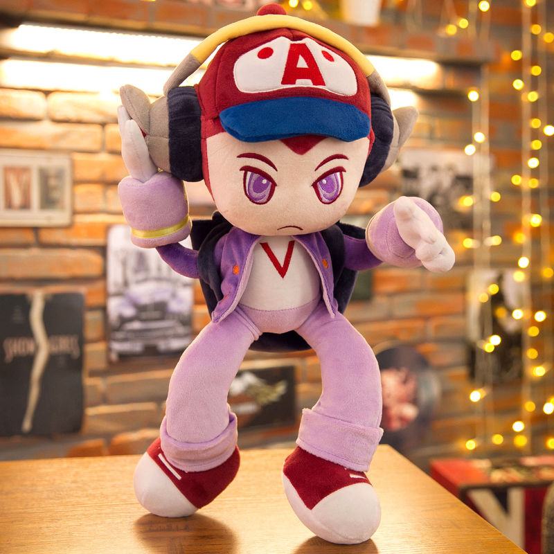 创意鲁班毛绒玩具电玩七号小子公仔抱枕荣耀玩偶生日礼物女生