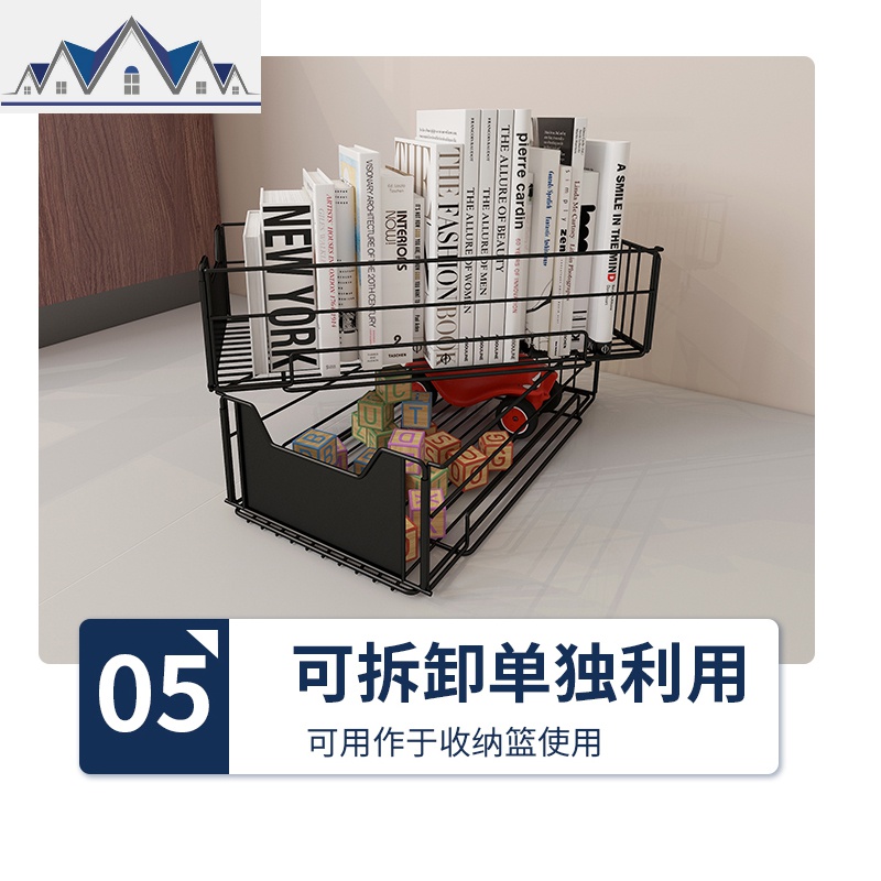 冰箱夹缝隙收纳厨房置物架小推车落地多层带轮可移动蔬菜侧边窄缝 三维工匠高清大图