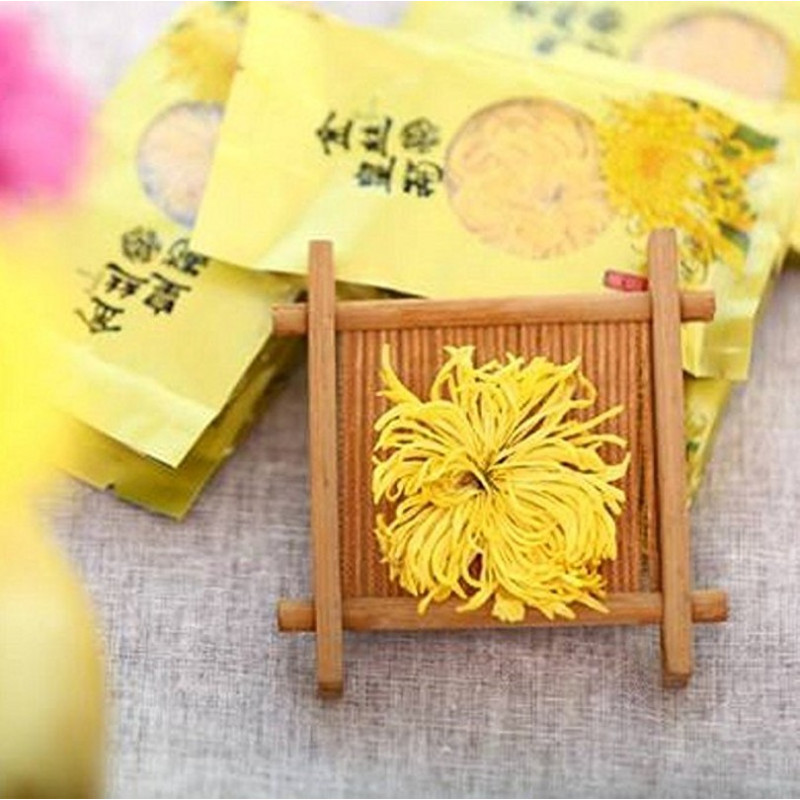 滇迈 金丝皇菊 一杯一朵 特级黄菊贡菊 大菊花茶 共20朵 /盒