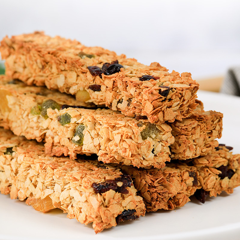 固本堂水果坚果九疏三种口味燕麦脆棒代餐棒零食解馋饱腹谷物能量棒