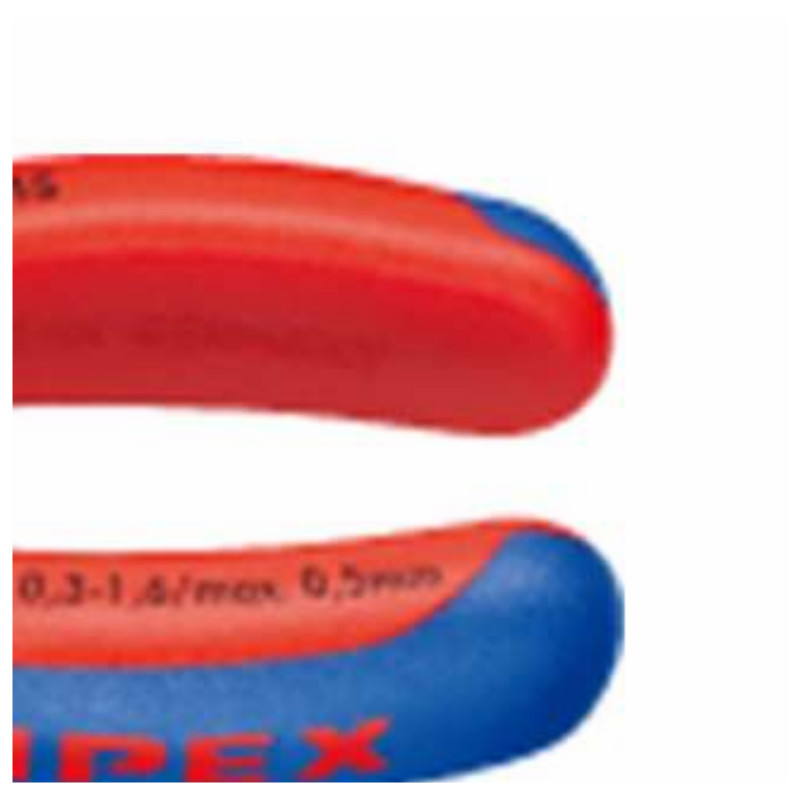 凯尼派克 KNIPEX 77 21 130130mm 电子斜口钳(镜面抛光头部 双色双重材料手柄)