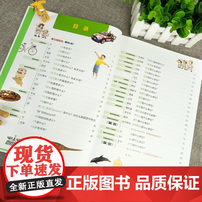 万物的尺度 看得见的单位揭秘度量衡6-8-10岁幼 揭秘计量单位认知启蒙绘本读物小学生一二三四年级益智游戏科普大百科图画高清大图