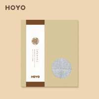 HOYO茜空纯棉洗脸面巾毛巾单条礼盒装7238