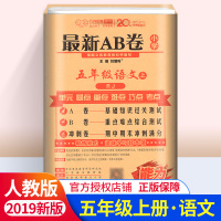 AB卷小学五年级上册语文试卷 2019部编人教版 小学ab卷5年级上册语文同步模拟训练习册 一课一练单元测试卷期中期