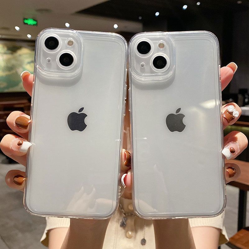 魔画(MOHUA)天使眼镜头适用苹果13手机壳iphone12promax防摔硅胶直边透明XR全包XS软壳11清新超薄