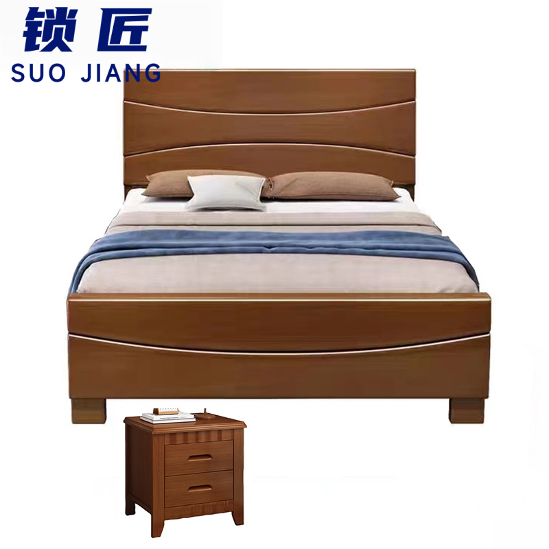 锁匠 公寓床100cm+床头柜套高清大图