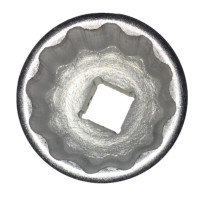 得力(deli) 25MM系列重型六角套筒55MM