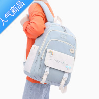 封后书包女高初中大学生韩版小学三到六年级轻便防水护脊大容量双肩包学生书包