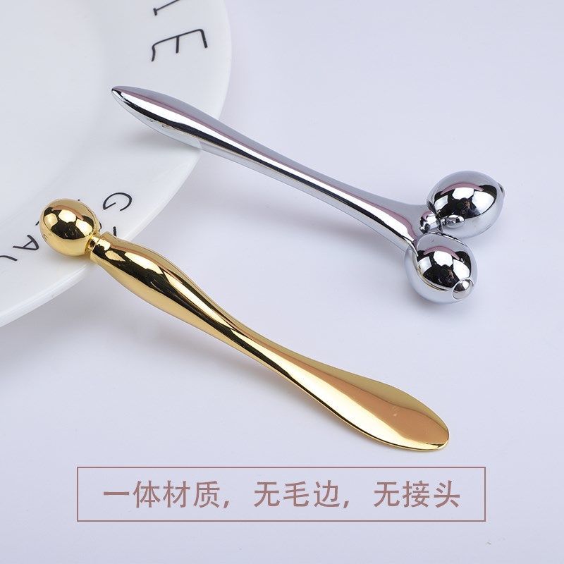 面霜挑棒眼部按摩面部美容精华导入电动眼霜棒挖勺仪刮双眼皮滚珠 面霜眼霜挑棒、小号1支、袋装