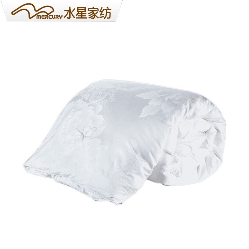 水星家纺 倾城花开桑蚕丝加厚冬被 床上用品