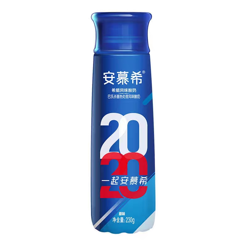 伊利安慕希高端畅饮型希腊风味酸奶原味230g*10瓶酸牛奶整箱