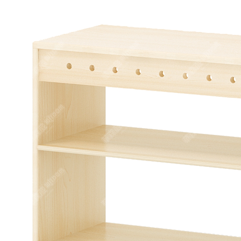 华森葳儿童家具 中空2层柜-实木高清大图