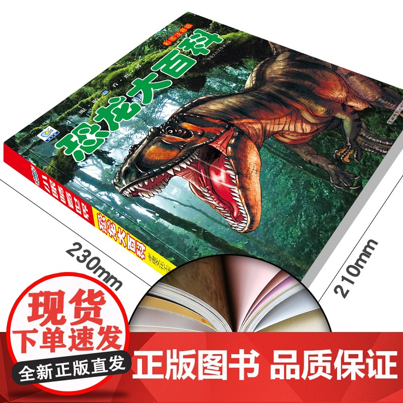 恐龙百科全书注音版儿童恐龙世界大百科书籍儿童科普绘本读物少儿百科全书小学生阅读课外书籍故事书图书揭秘恐龙王国小眼睛看世界高清大图