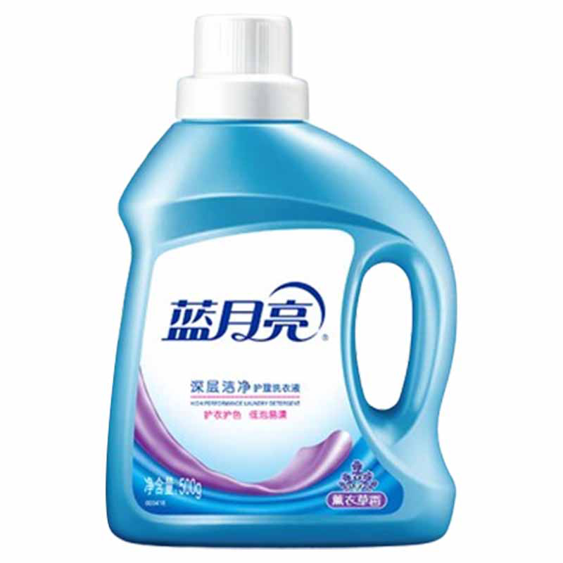 蓝月亮洗衣液500g深层洁净强效护理去污薰衣草香10000015