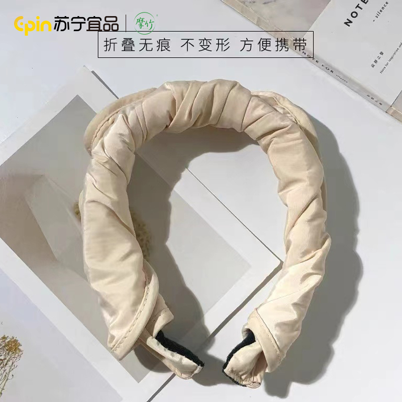 苏宁宜品夏季防晒帽子女贝壳帽遮阳帽防紫外线发箍大檐空顶帽