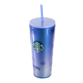 星巴克(starbucks) 铃兰款双层吸管杯 690ml 11181725