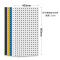 三固 洞洞板置物架工具墙挂板五金工具架收纳架 工具挂板挂钩方孔洞洞板 方孔900*450*厚度1.2mm 白色