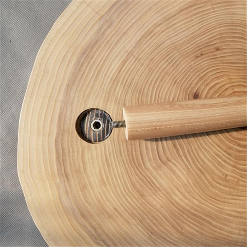 森美人原木小茶几沙发边几床头几休闲几原生态自然角几榆木横切面咖啡几 高40厘米桌面直径约55厘米