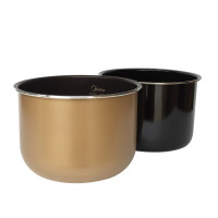 美的(Midea)PCS5036P电压力锅 一锅双胆煮饭 微电脑按键式 容量5L 内胆数量双胆