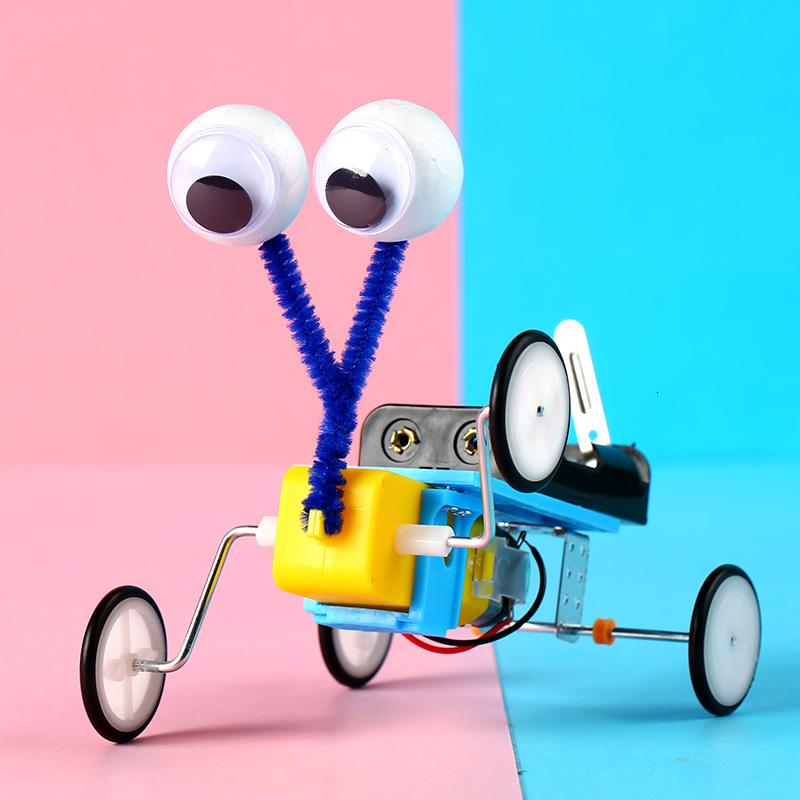 科技小制作发明diy手工制作材料stem爬虫机器人 盒装 小螺丝刀工具