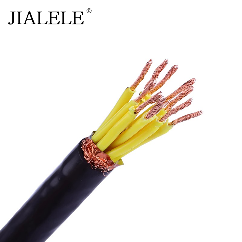 JIALELE 铜芯电缆 KVVP22 10*2.5平方 额定电压0.6/1KV 米高清大图