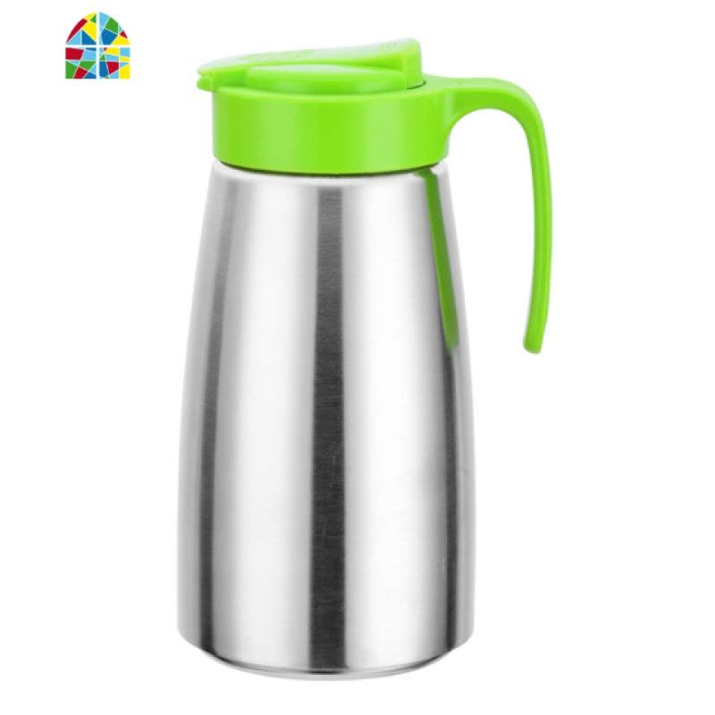 冷水壶不锈钢304加厚家用饮水壶韩式马卡龙色壶学生宿舍凉水壶 FENGHOU 阳光橙彩色304不锈钢水壶图片