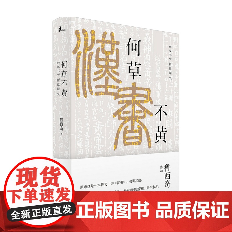 新民说 何草不黄 汉书 断章解义 鲁西奇 著 历史