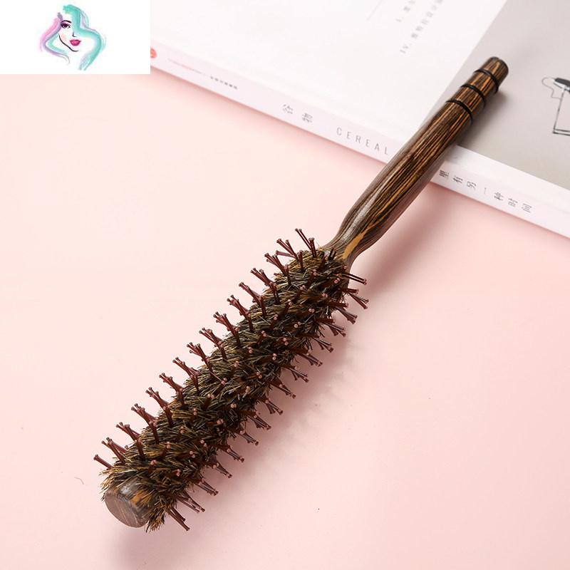 卷发梳子发廊专业猪鬃毛梳子吹头发内扣圆滚梳子造型卷梳男女家用 你