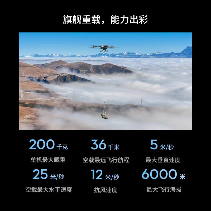大疆 DJI FC200旗舰版充电站+空吊系统 载重200千克 全能变频充电站套装平台高清大图