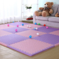 泡沫地垫拼接铺地毯卧室海绵垫子拼图儿童婴儿加厚大号爬行爬爬垫_1_420 30*30*1.2cm【32片装送32根边条】无甲醛 紫+粉