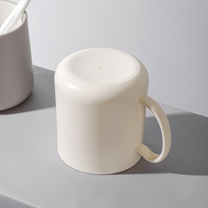 (粉色)情侣漱口杯家用卫生间洗漱杯学生宿舍带手柄牙刷杯简约可爱刷牙杯高清大图