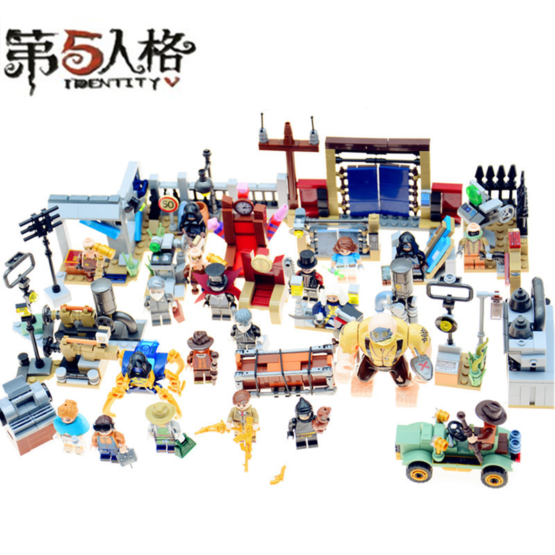 第五人格积木人仔套装杰克勘探员侦探日记屠夫拼装玩具6-14岁 豪华版