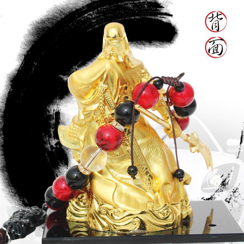 汽车摆件关公车用车载香水座式武财神佛保平安装饰品车内饰品摆件