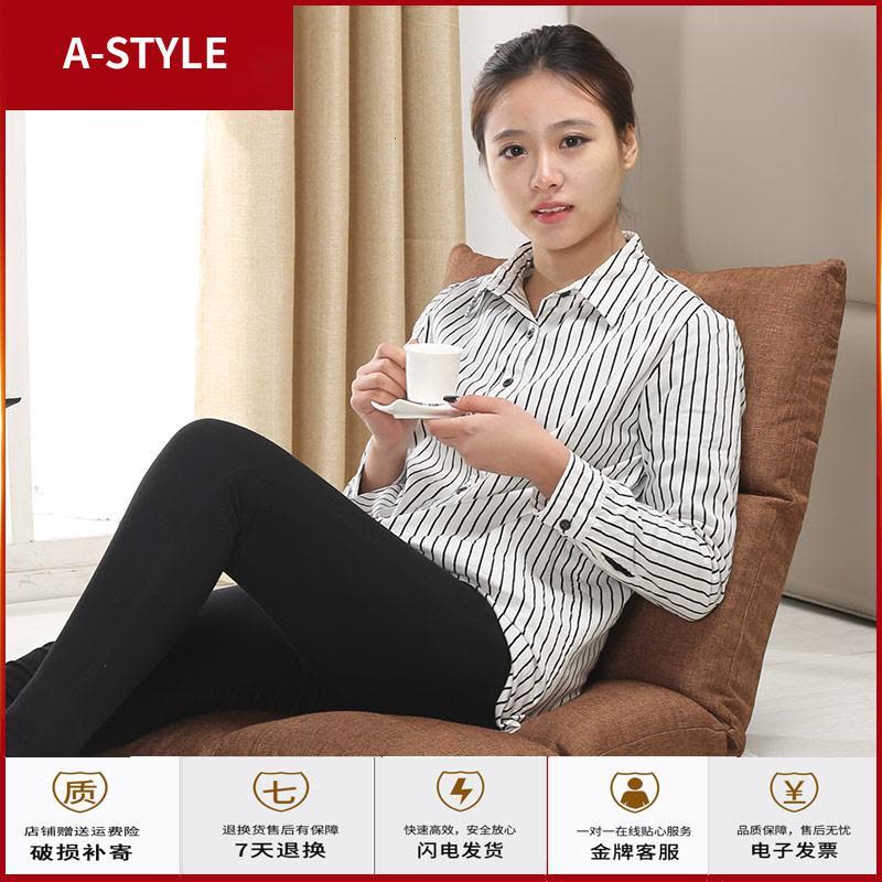 苏宁放心购懒人榻榻米阳台沙发椅单人卧室飘窗折叠床上靠背椅迷你地板小沙发A-STYLE家具图片