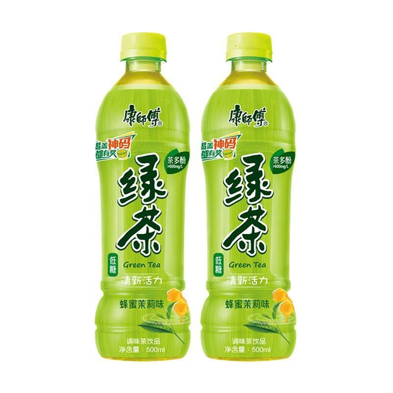 康师傅 蜂蜜绿茶 500ml*16瓶 整箱