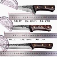 龙泉锻打专用剔骨I刀屠宰I刀三件套