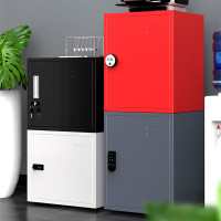 鑫环境 单门铁皮文件柜资料活动柜家用小型密码储物柜桌面桌下柜移动壁挂带锁小柜子文件收纳柜