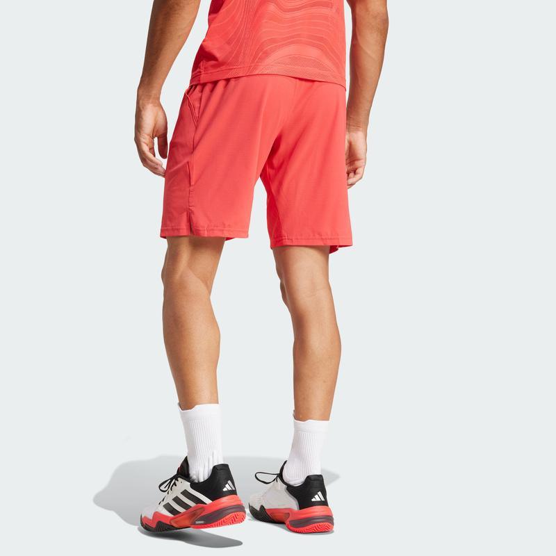 阿迪达斯(adidas)高弹力透气网球运动短裤adidasGameset系列专业