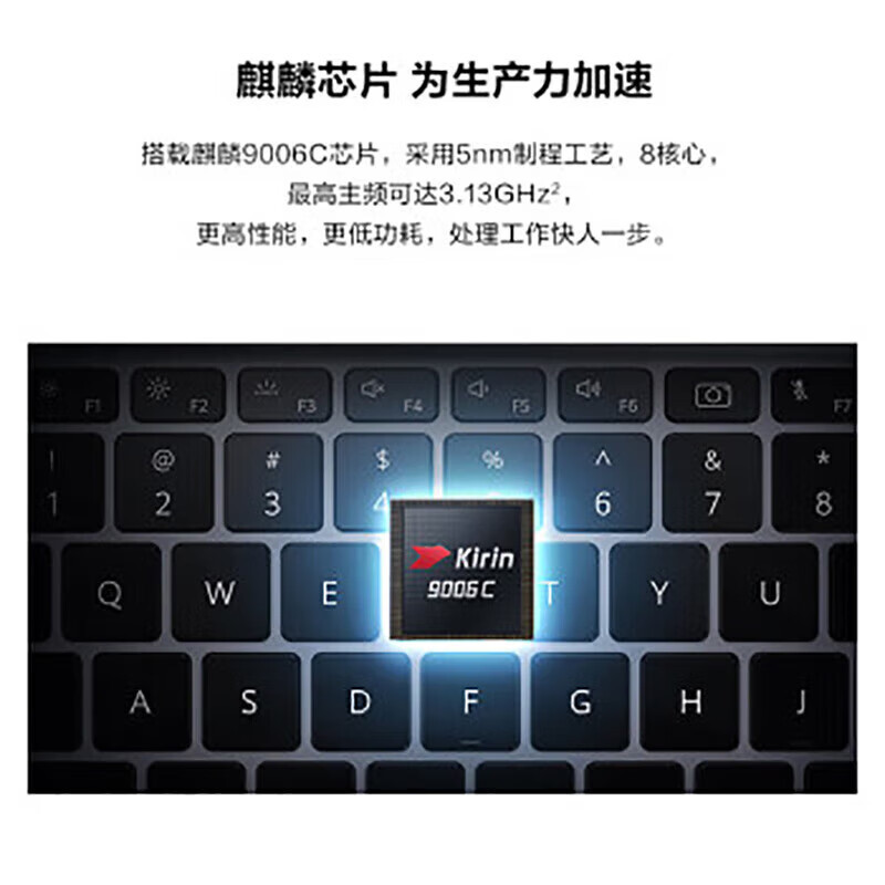 华为信创14英寸笔记本电脑 擎云L540 麒麟9006C/16G/512G含统信或麒麟系统 流版软件 360杀毒三年授权