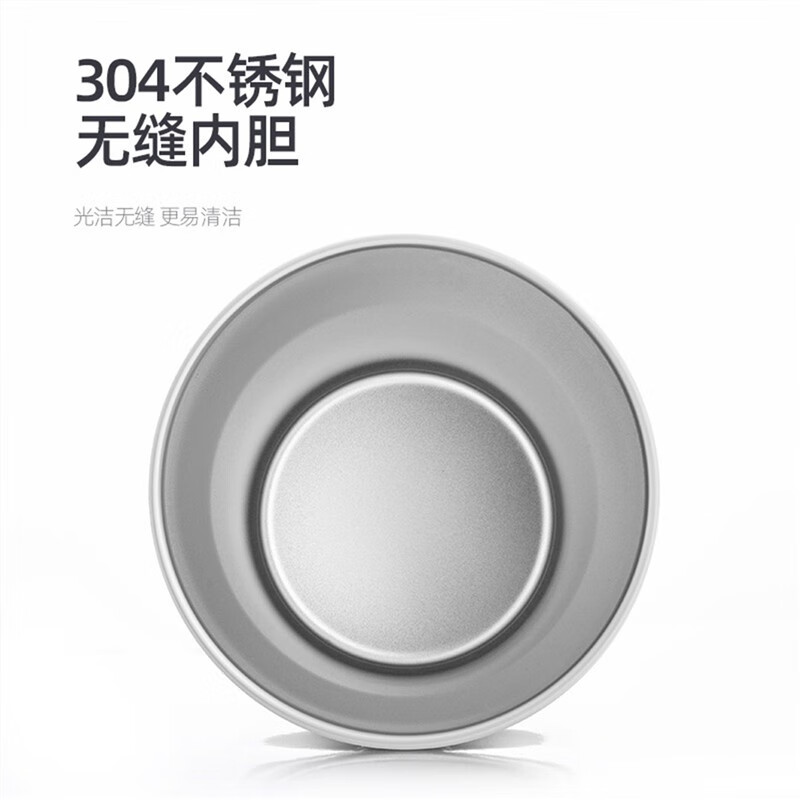 哈尔斯咖啡杯男女不锈钢便携随身随行车载大容量保温水杯子590ML 塑橙色高清大图