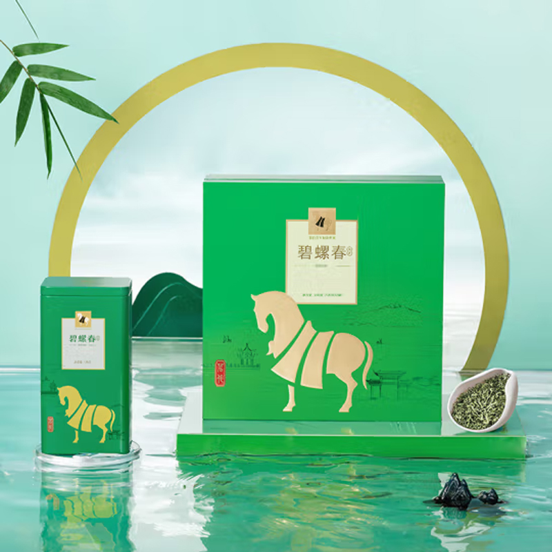 八马茶业(BAMA TEA)茗作500·碧螺春茶224g高清大图