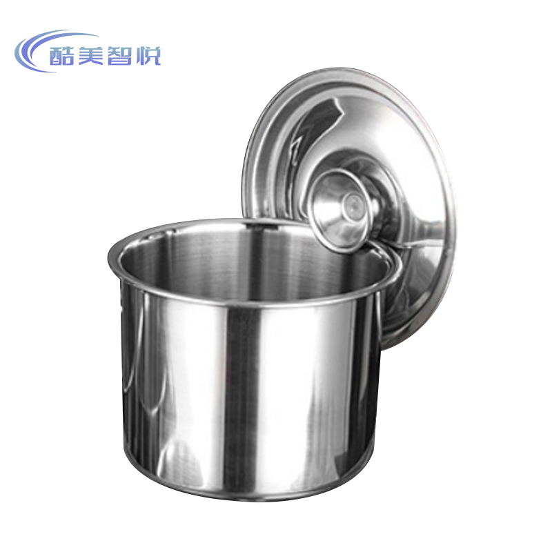 酷美智悦 304不锈钢调料罐带盖12cm KM-JZ488 个高清大图