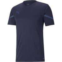 彪马(Puma)PUMA男款运动足球衣环保材质速干透气条纹设计训练T恤