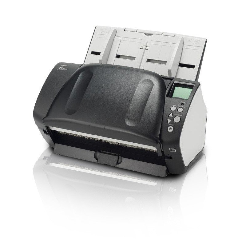 富士通(FUJITSU)Fi-7160扫描仪A4高速双面自动进纸馈纸式扫描仪 黑色