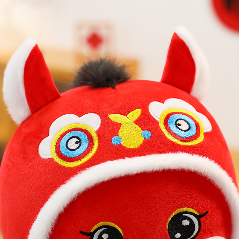 锦瑞星新年春节吉祥物公仔玩偶50cm/个高清大图