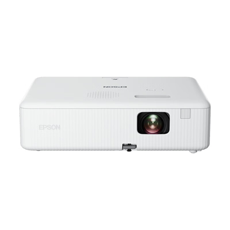 爱普生EPSON CO-W01 投影仪 投影机家用 培训办公投影仪【标配+吊架+100英寸电动幕布】