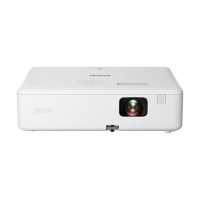 爱普生EPSON CO-W01 投影仪 投影机家用 培训办公投影仪【标配+吊架+100英寸电动幕布】