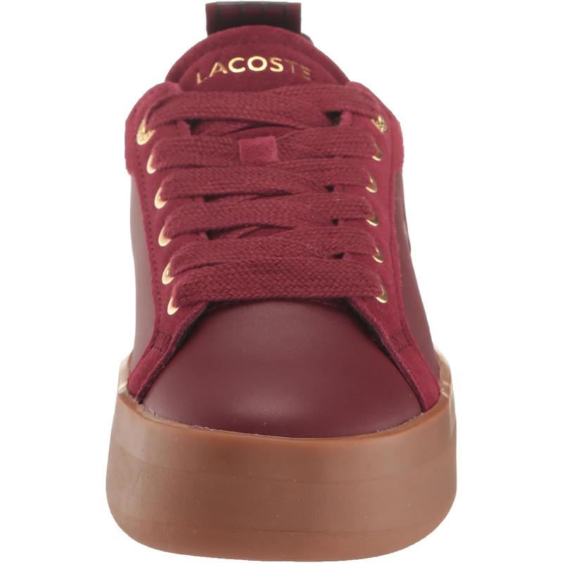 Lacoste女士休闲板鞋厚底帆布鞋百搭时尚街头运动鞋日常通勤鞋高清大图