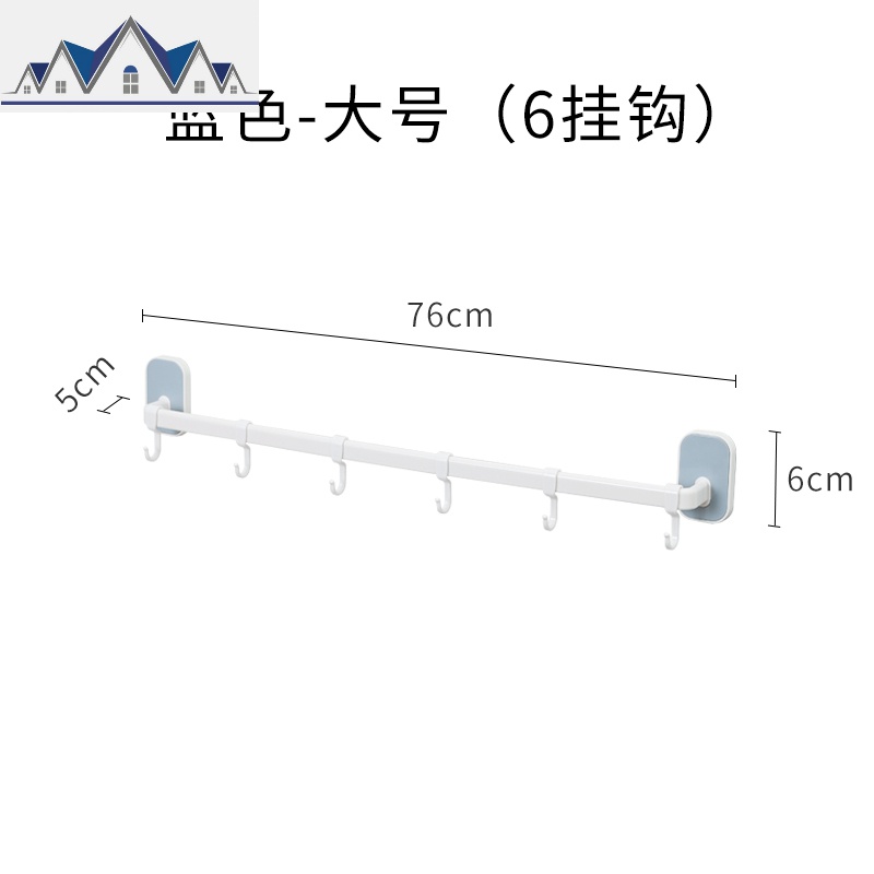 浴室拖鞋架卫生间收纳神器免打孔墙壁挂挂式鞋托后放鞋子置物架_1_607 长款灰蓝色（可放3双鞋）